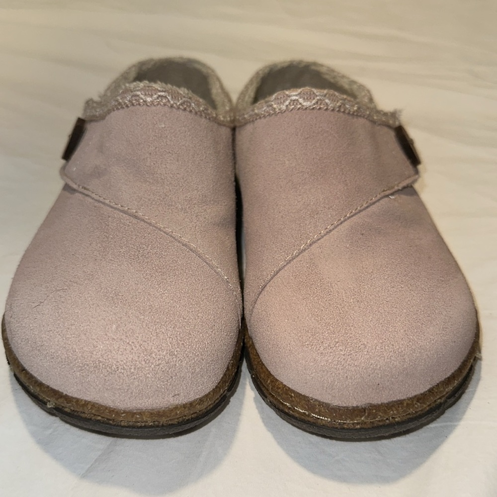 Earth Origins Womens Ezra Slip On Pink Suede Clogs 7.5 EUC - Picture 16 of 16